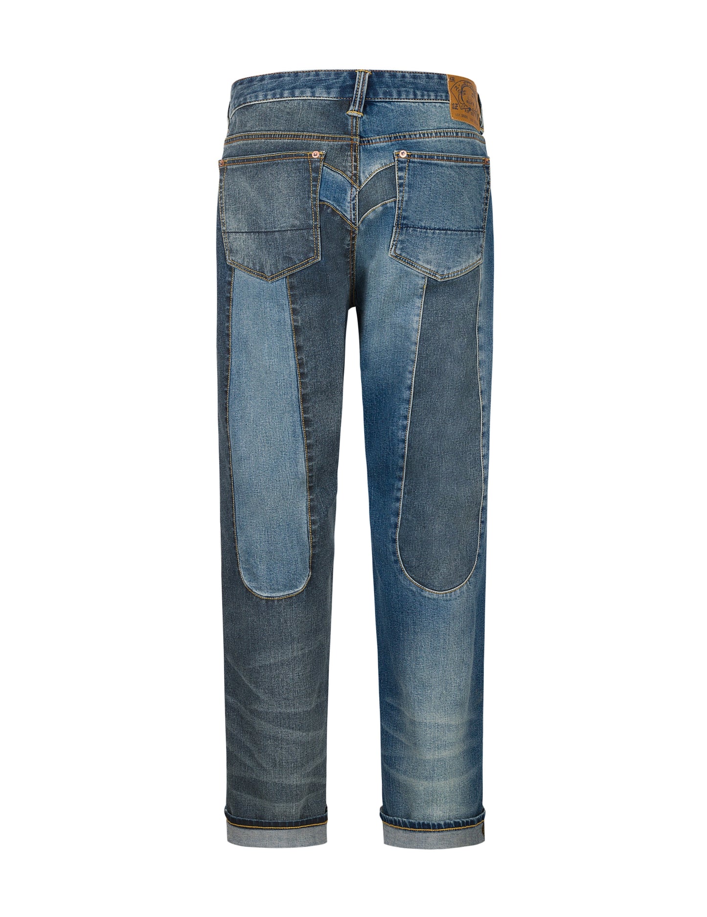 2-Tone Inserted Daicock Regular Fit Jeans #2000