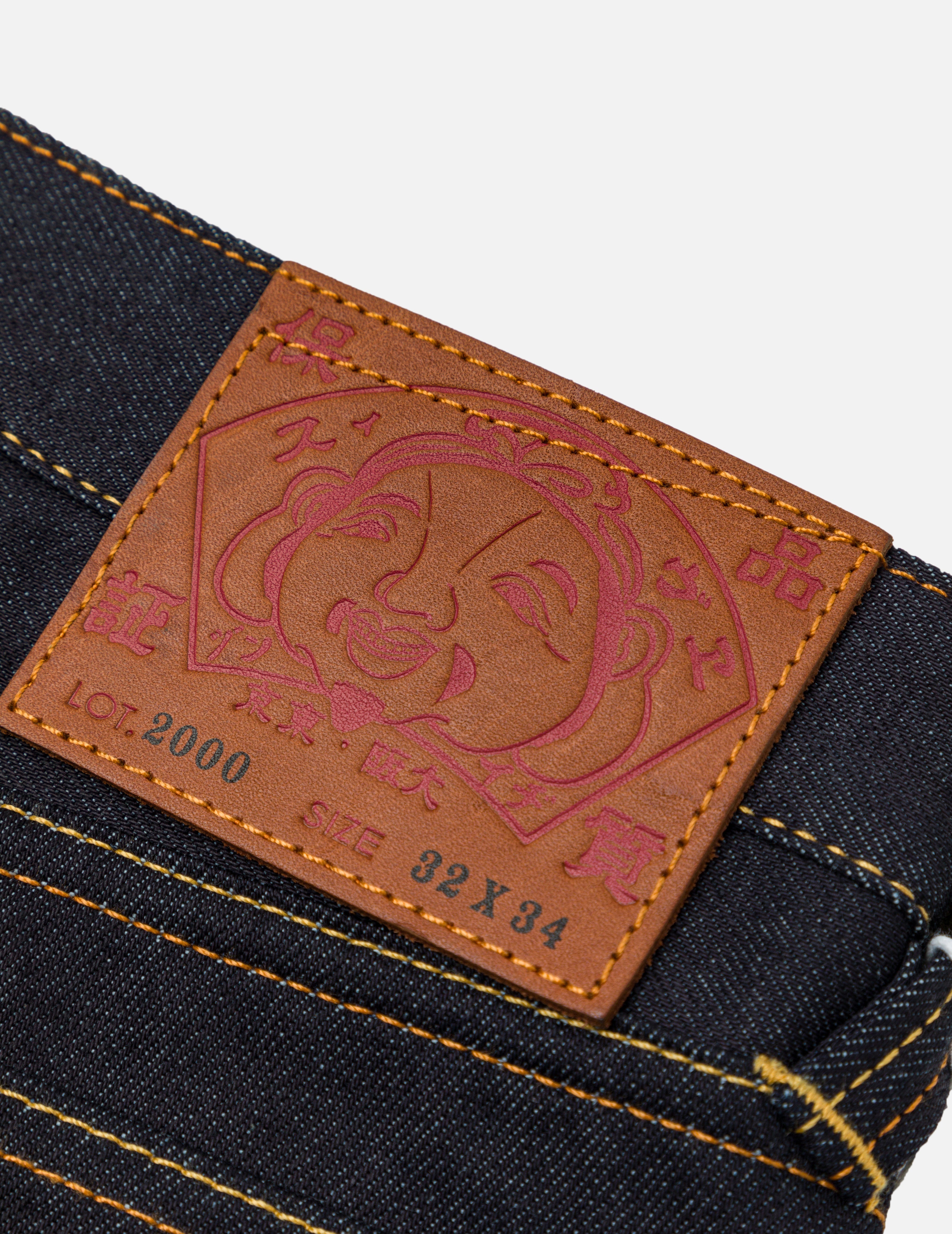 Yellow Seagull Print Regular Fit Jeans #2000