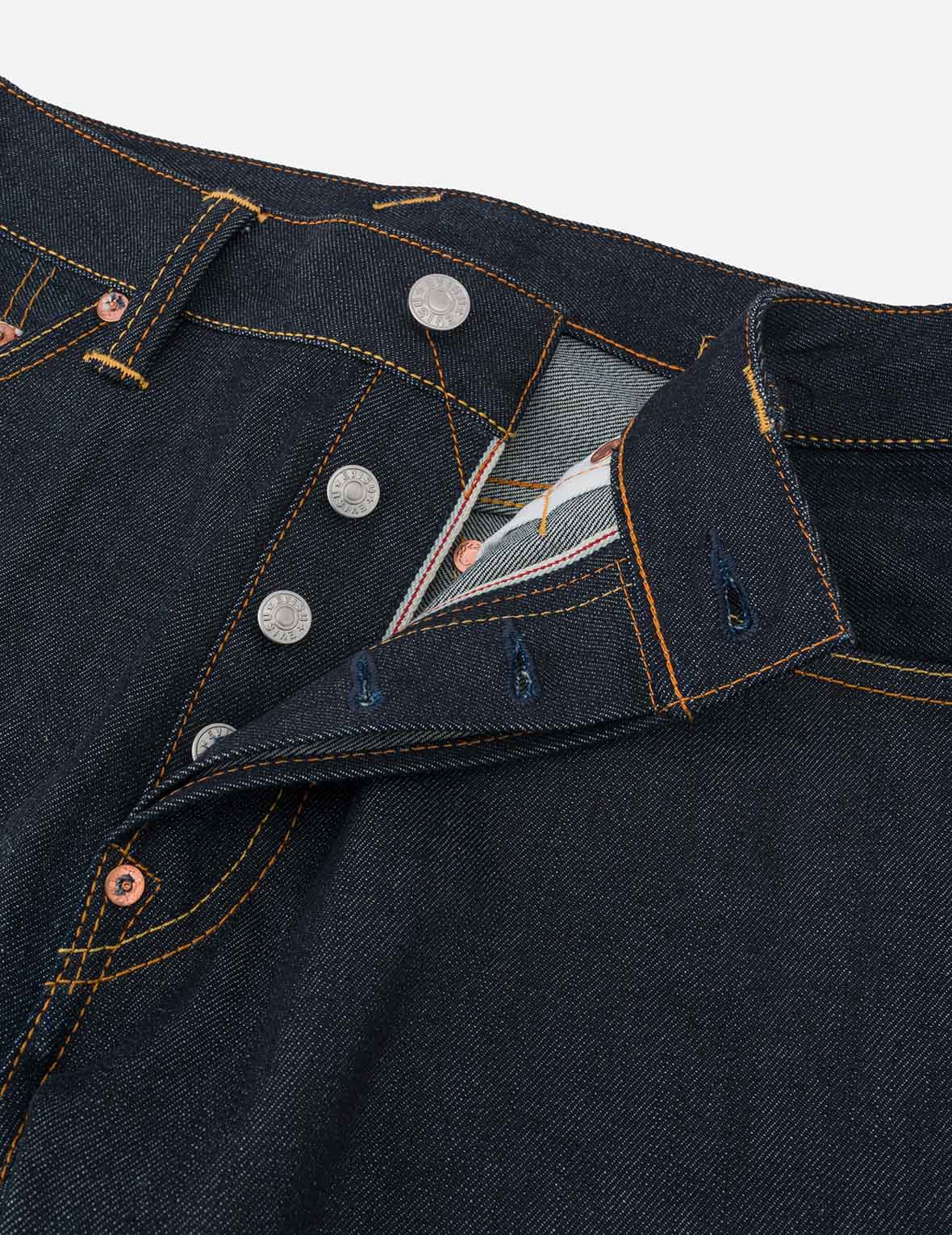 Bold Seagull Print Taper Fit Jeans #2017