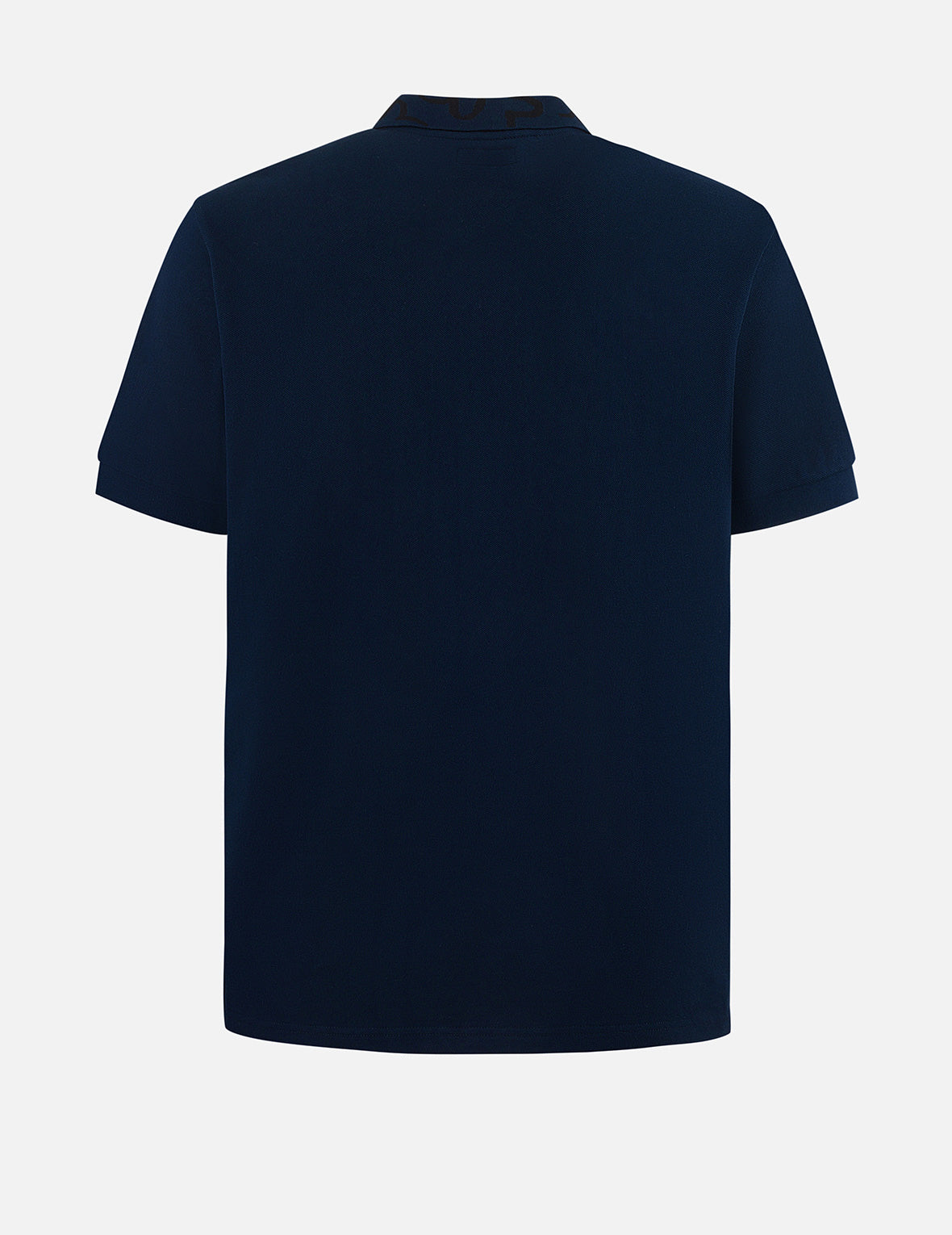 Logo Embroidery and Seagull Motif Collar Relax Fit Polo Shirt