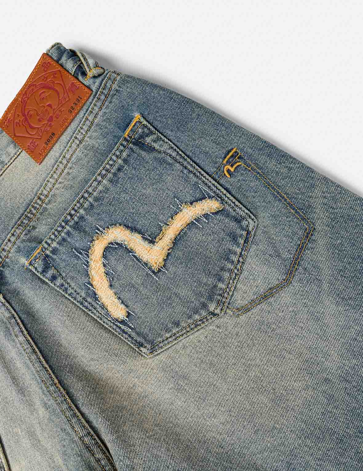 Multi-pocket style Washing Jeans #2038