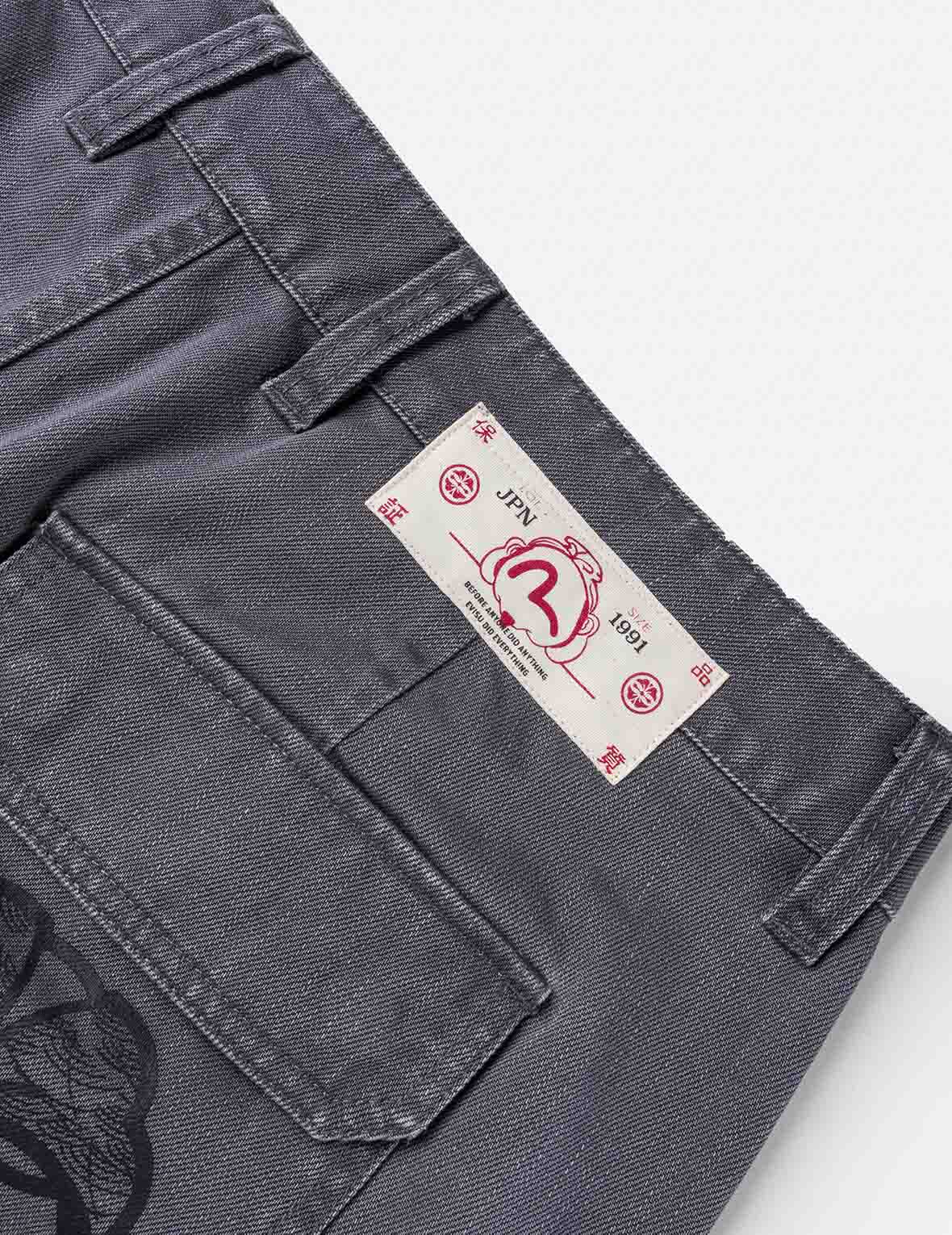 Back Flap Pockets Relax Fit Pants