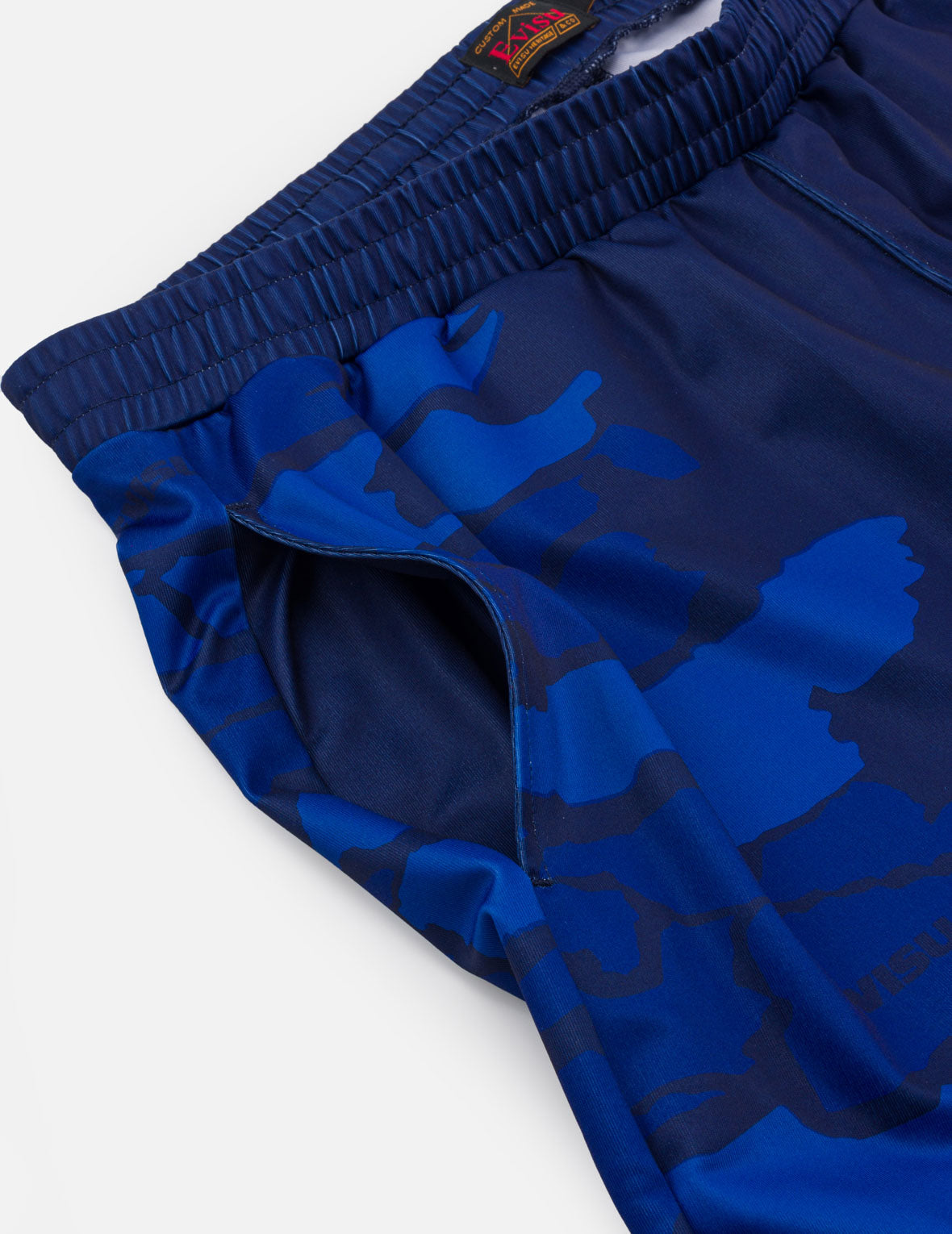 石垣迷彩印花足球短裤