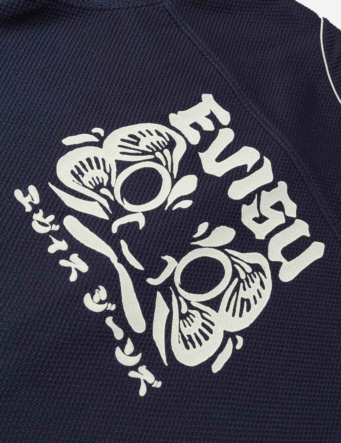 达摩印花棒球衬衫