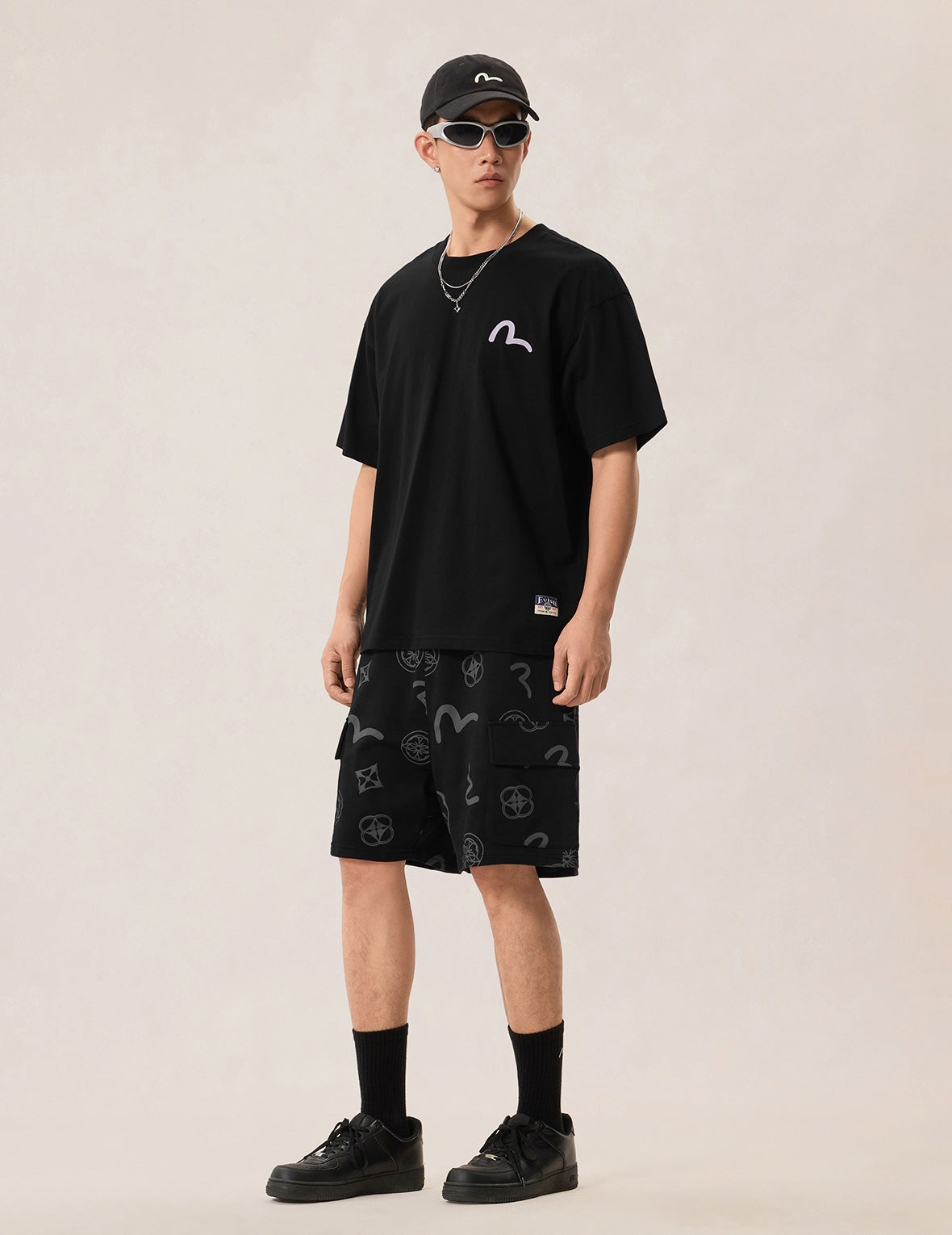 Dip-Dye Monogram Woven Shorts