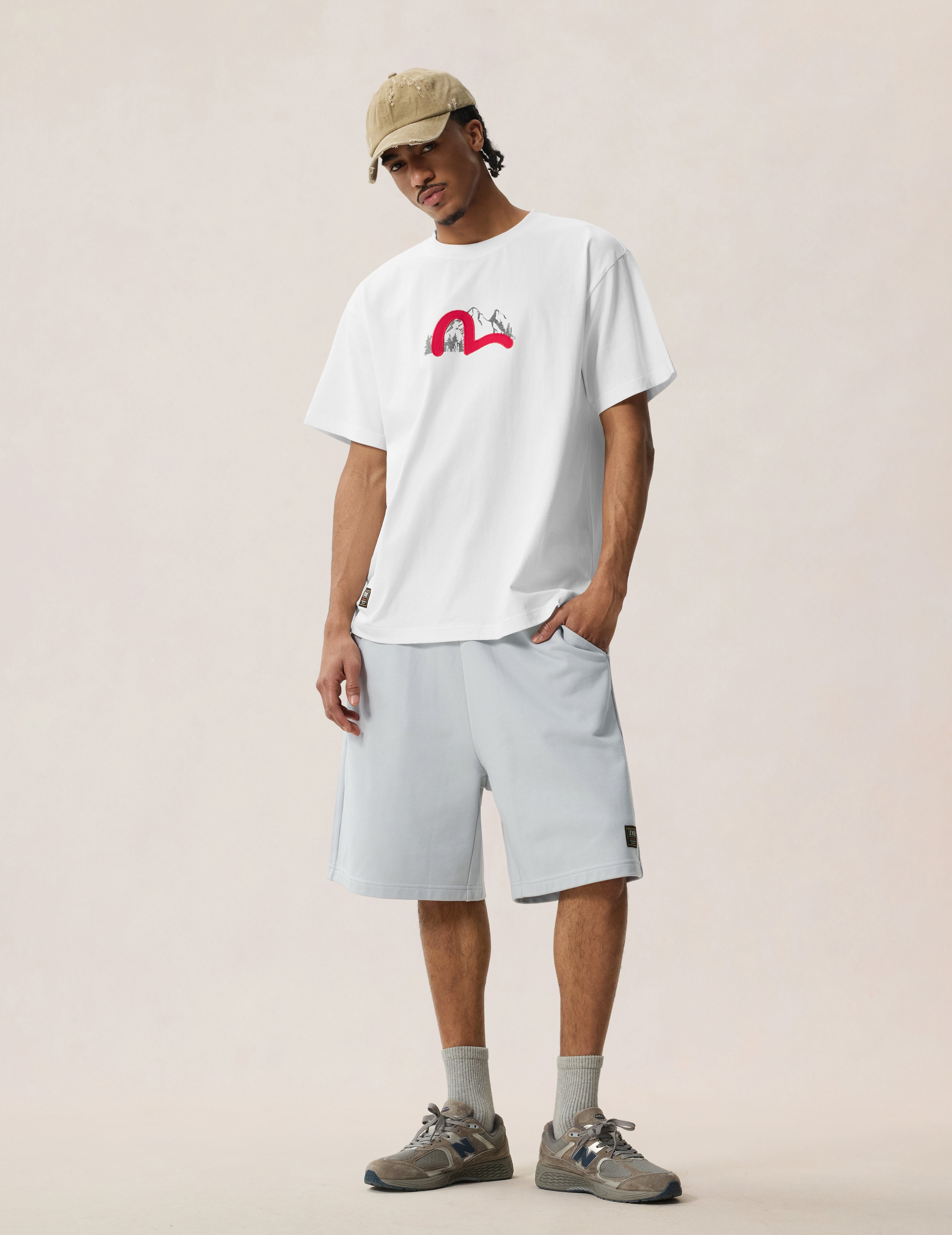 Spray-dye Daicock Sweat Shorts