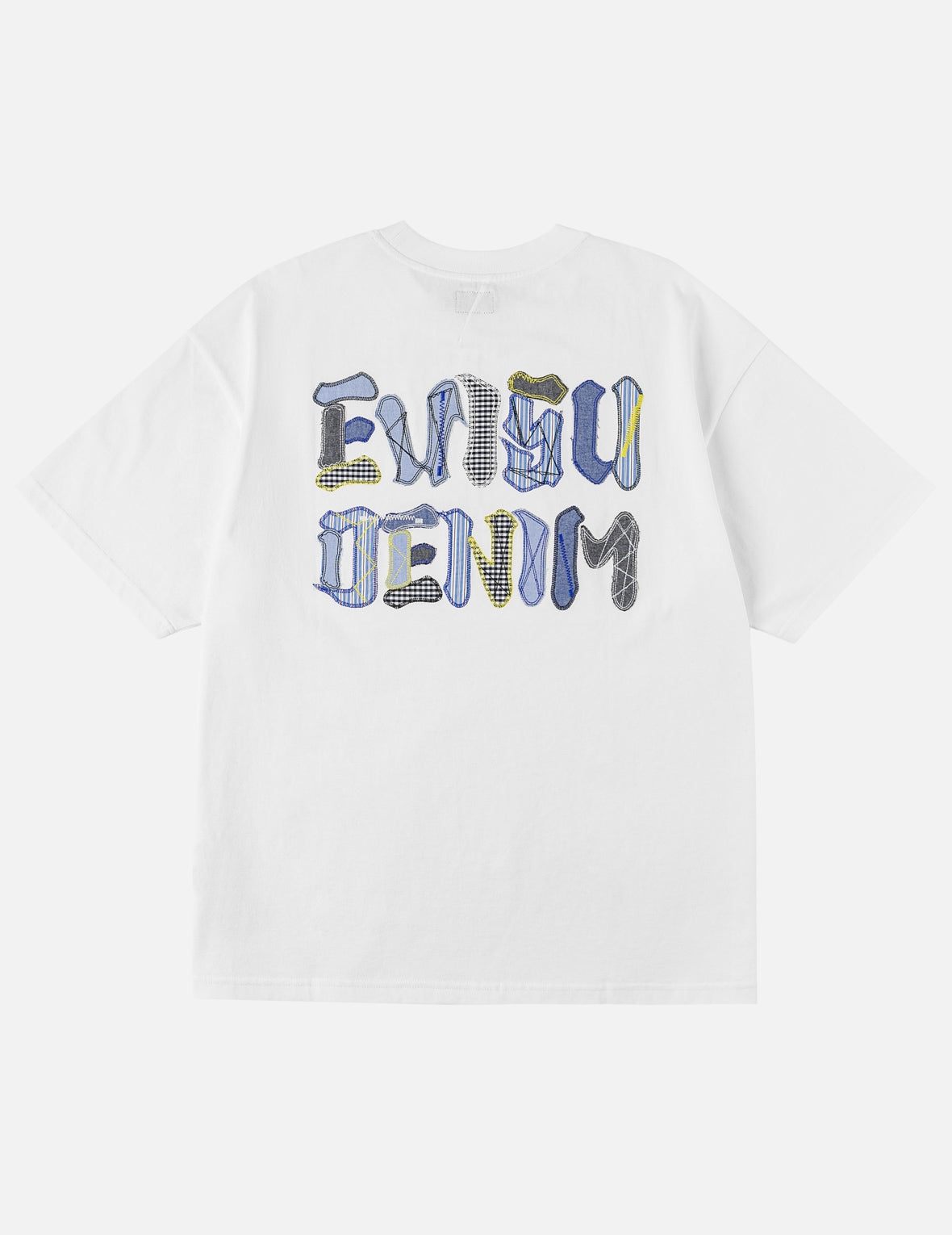 多材质拼贴标志T恤