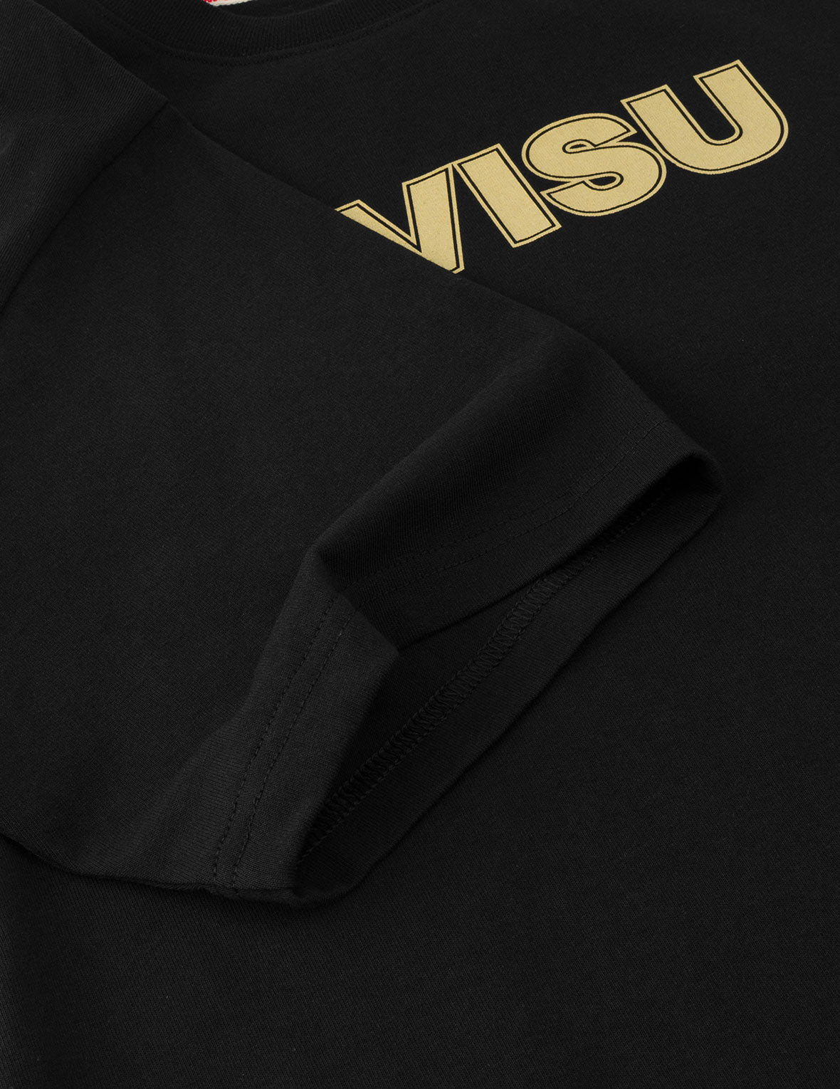 竹叶刺绣山水家纹T恤