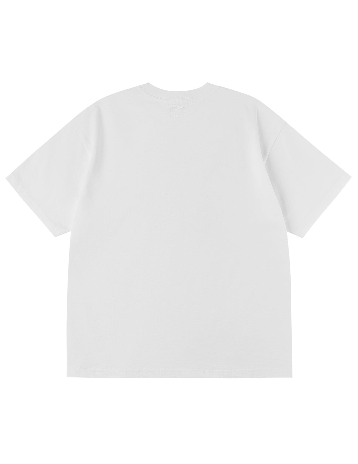 Poker Aces and Flocked Star T-shirt - White