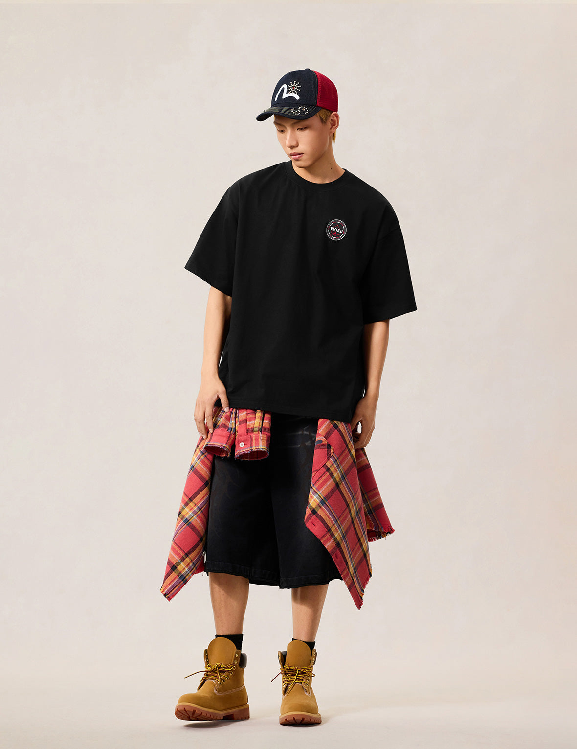 Poker Lucky Dice and Flocked Seagull T-shirt - Black