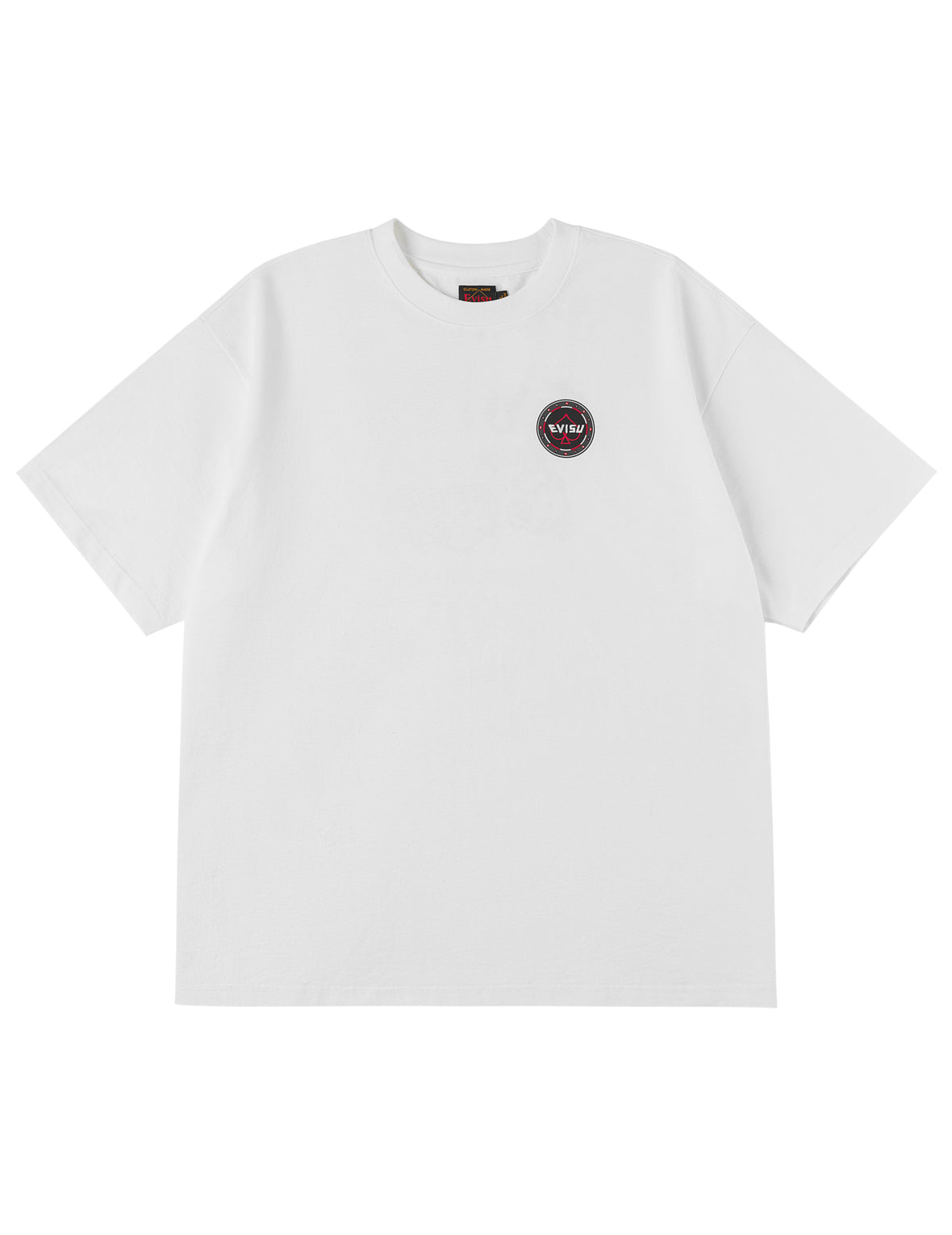 Poker Lucky Dice and Flocked Seagull T-shirt - White