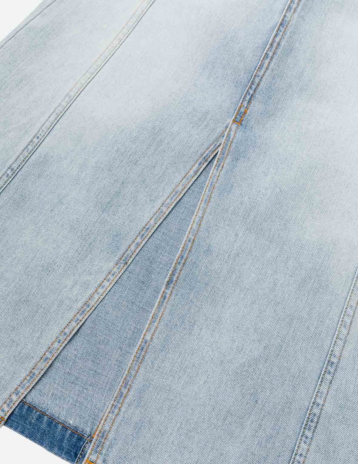 洗水解构海鸥时尚版型牛仔中裙