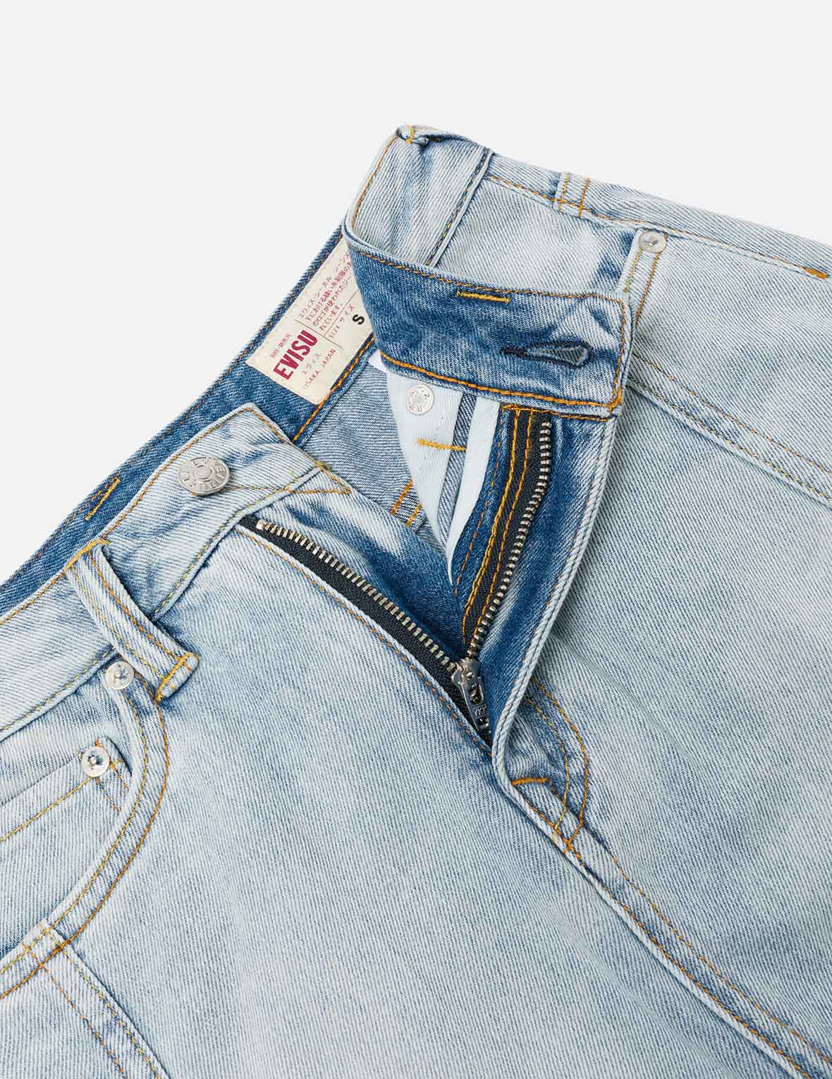 洗水解构海鸥时尚版型牛仔中裙