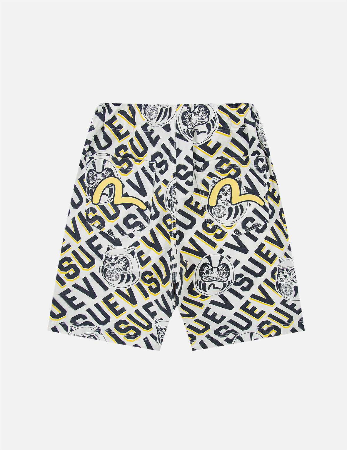 Allover Logo and Daruma Buddies Shorts