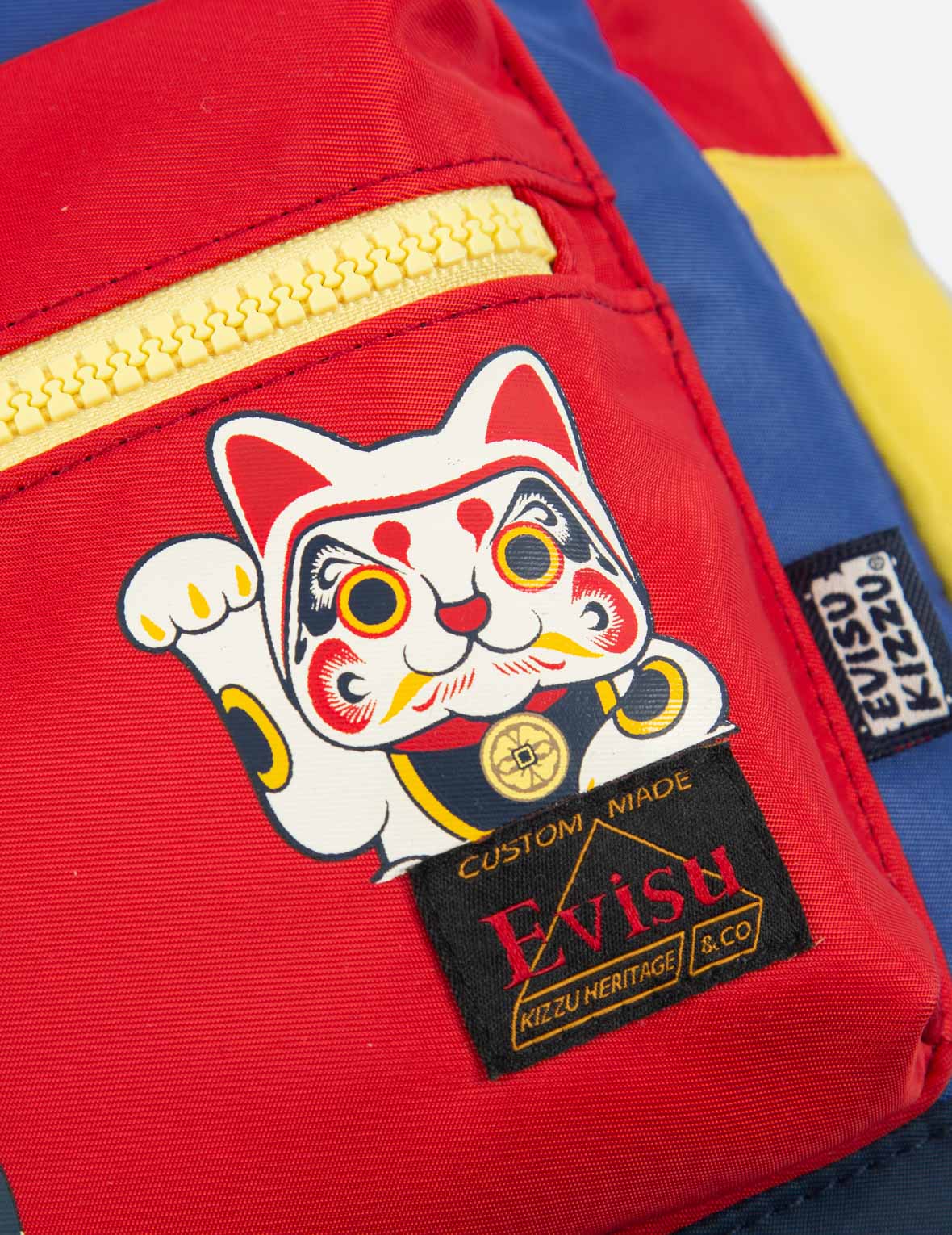 Daruma Buddies Print Color Blocking Backpack