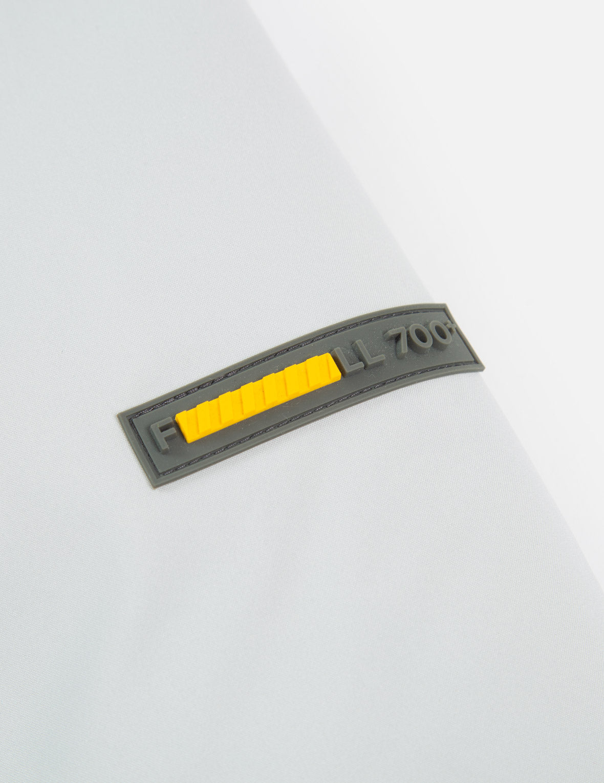 移动式PVC海鸥拼贴羽绒夹克