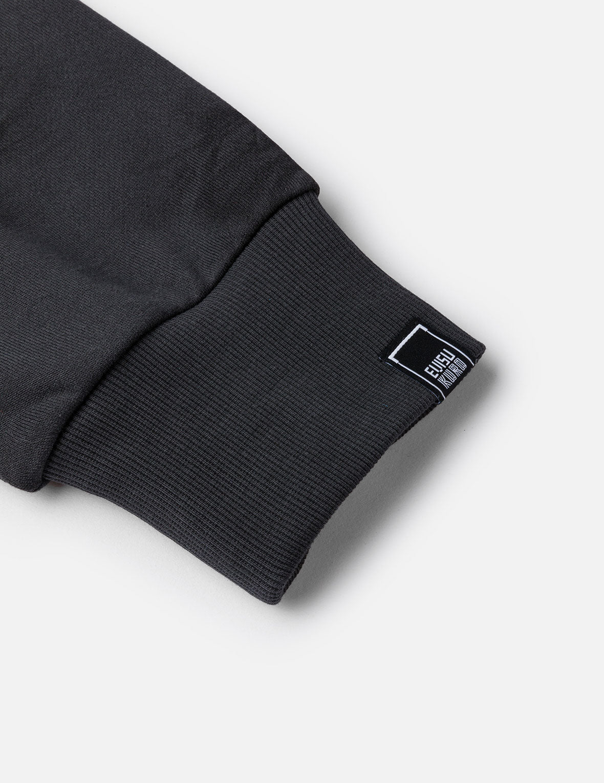 Allover Crinkle Logo Print Regular Fit Sweatshirt