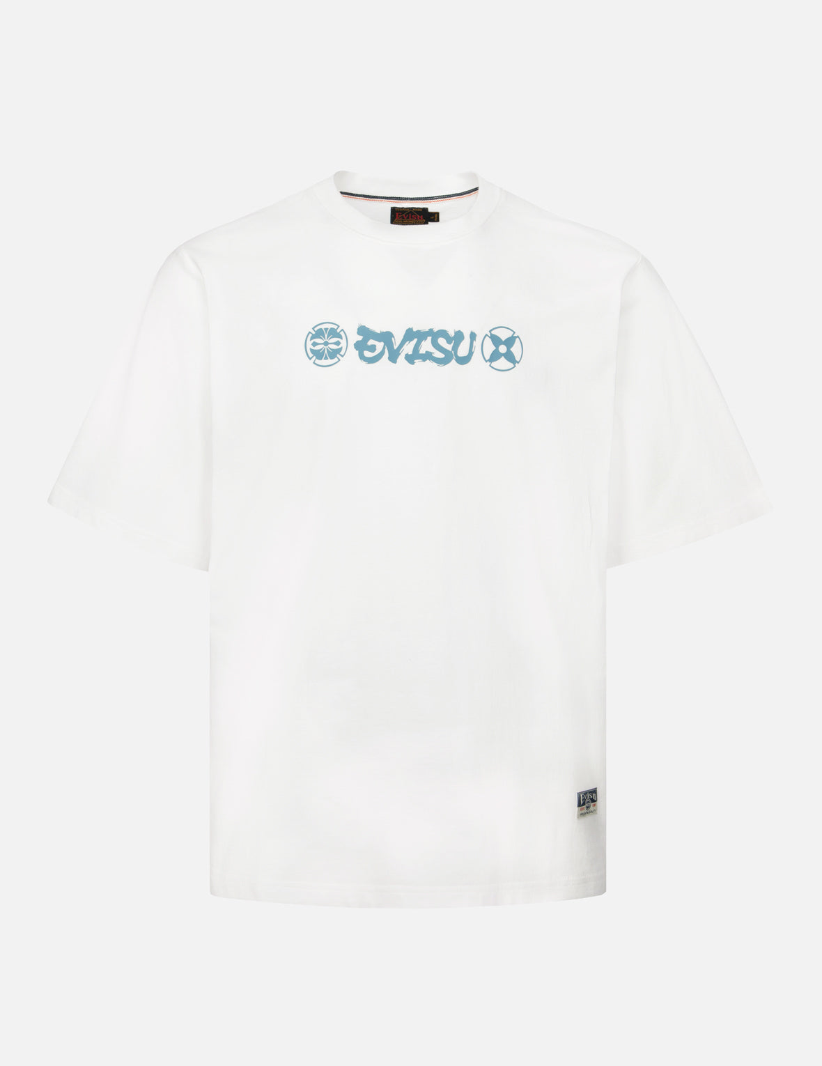 Ninja Daruma and Logo Prints Regular Fit T-shirt