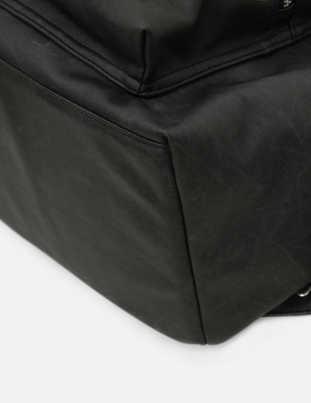 Seagull Embroidery Vegan Leather Backpack