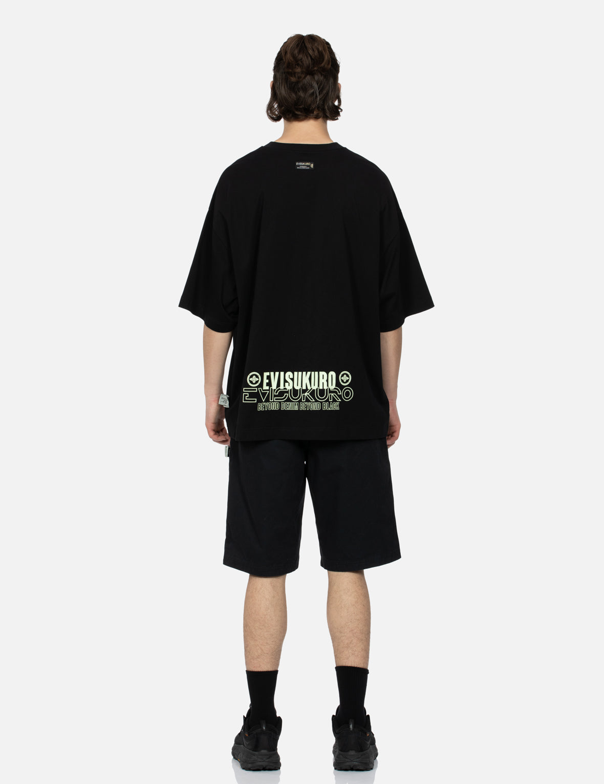 Seagull and Logo Embroidery Panelling Shorts