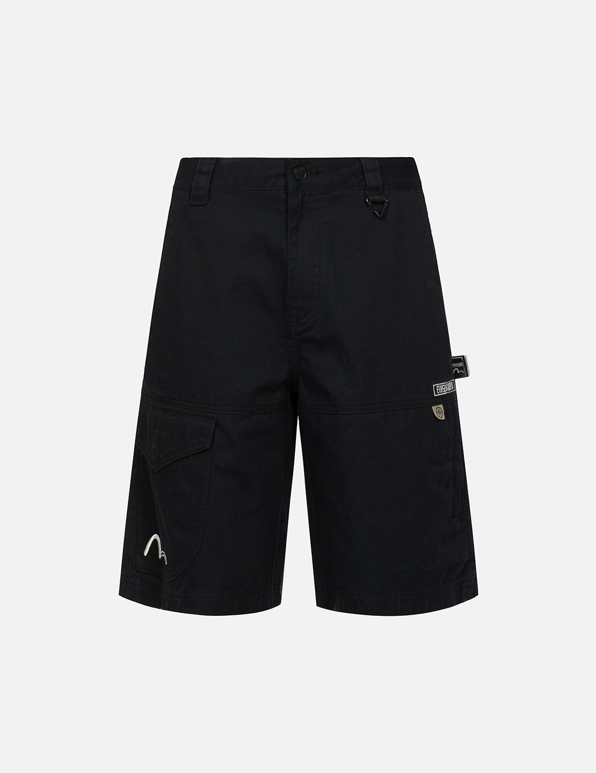 Seagull and Logo Embroidery Panelling Shorts