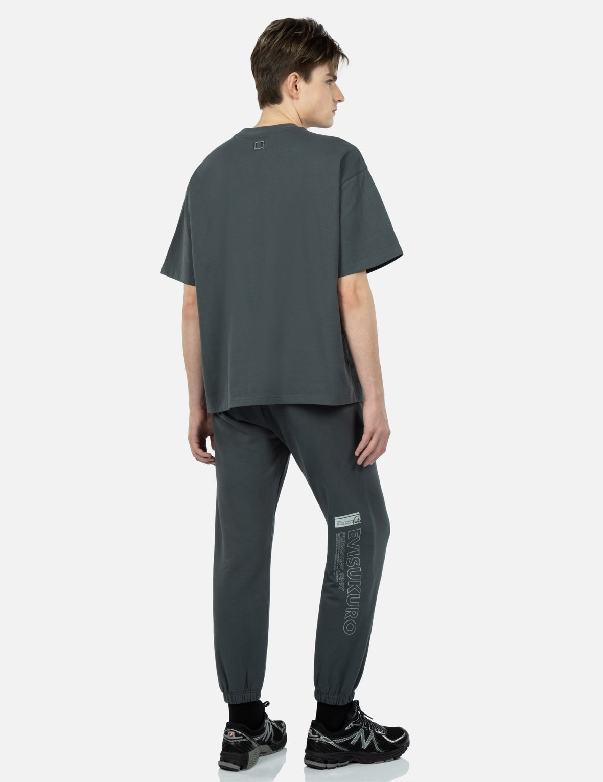 Logo及个性口号印花运动裤