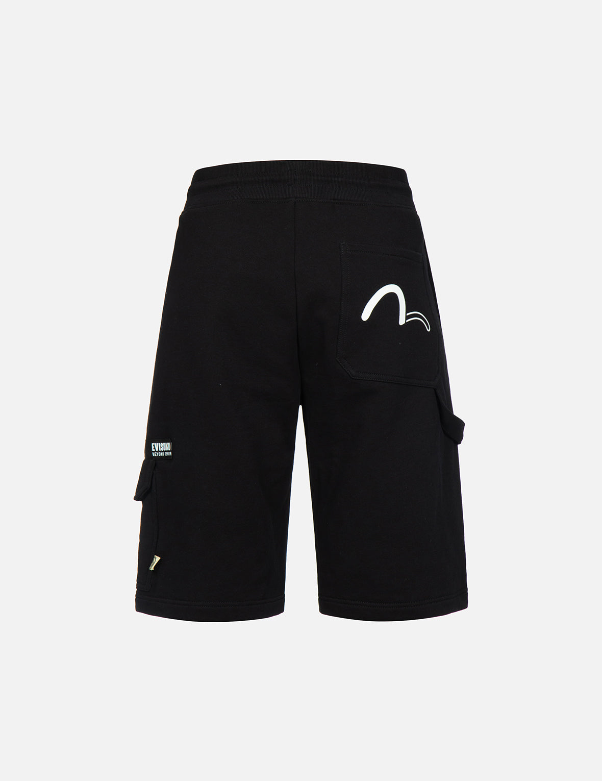 Logo and Seagull Print Sweat Shorts