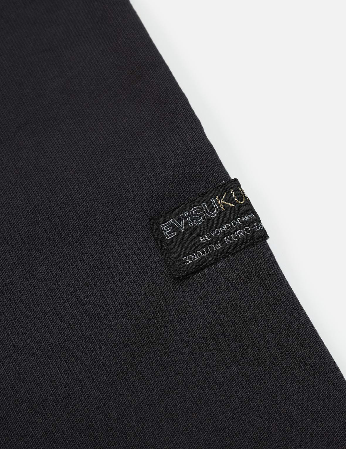 Distorted Kamon Embroidery Sweat Shorts