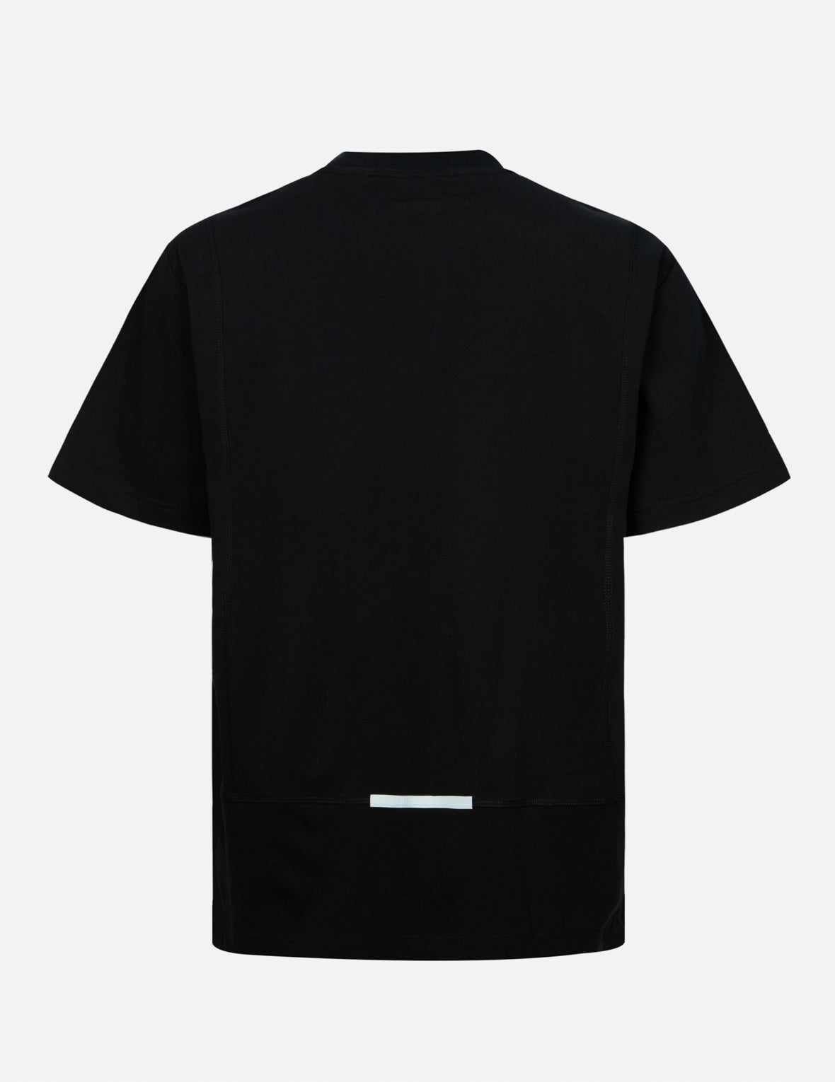 Multi Logos and Overlock Stitching Regular Fit T-shirt