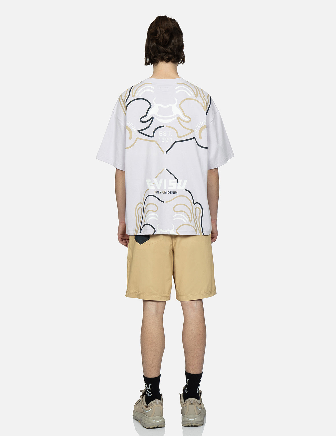 小海鸥刺绣梭织短裤