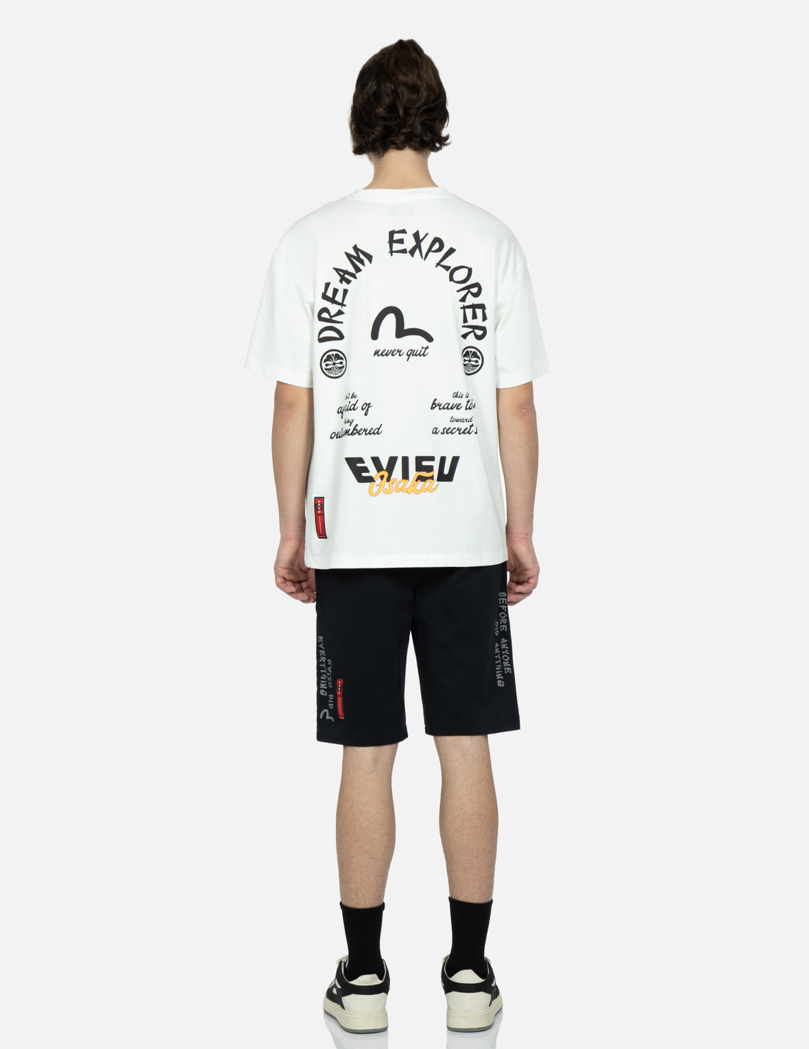 Eagle Embroidery Sweat Shorts