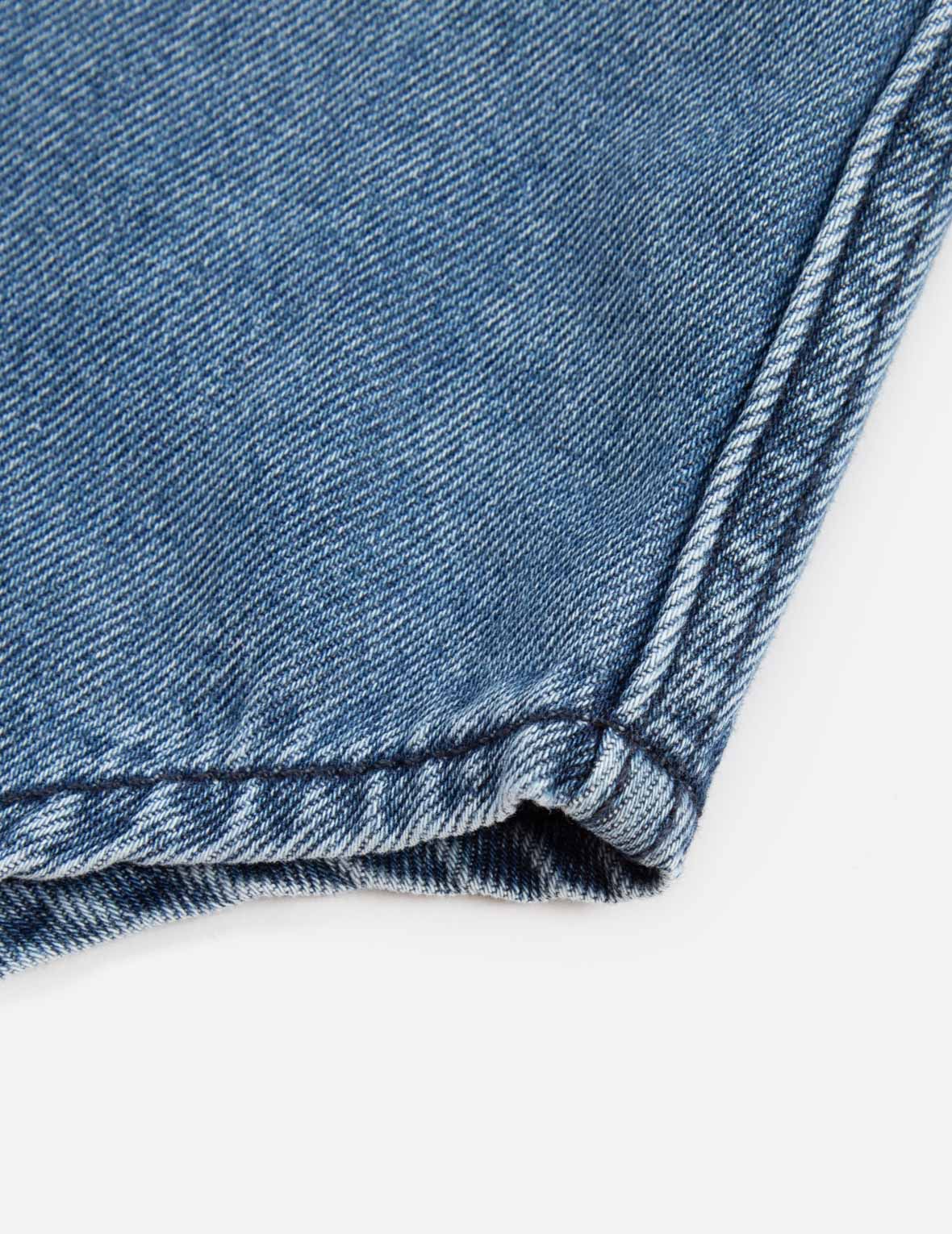 Calligraphy Daicock Relax Fit Denim Shirt