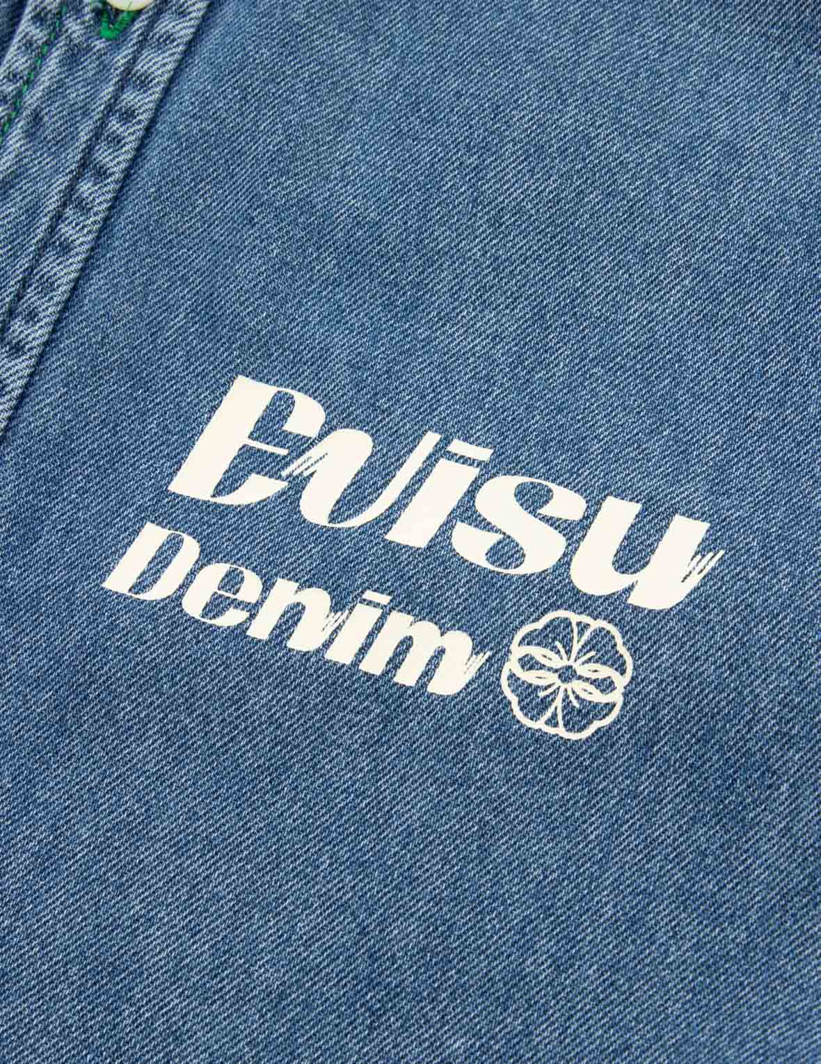 Calligraphy Daicock Relax Fit Denim Shirt