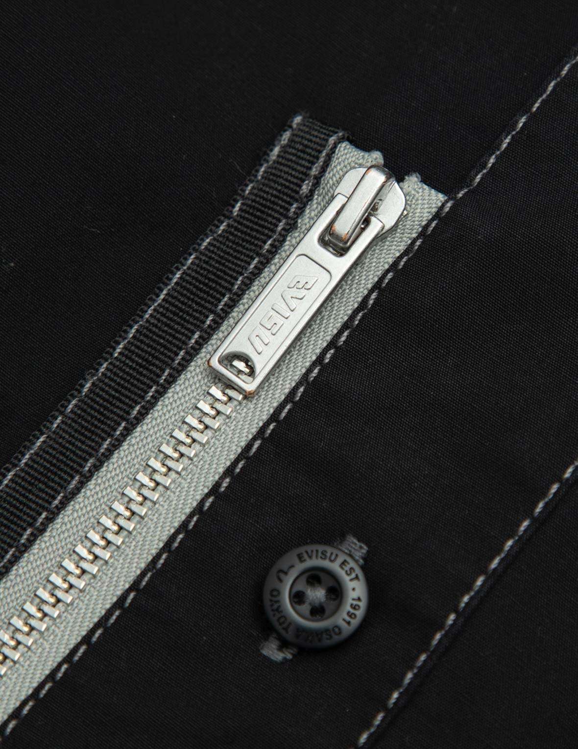 Contrast Stitching and Multi-Print Relax Fit Shirt