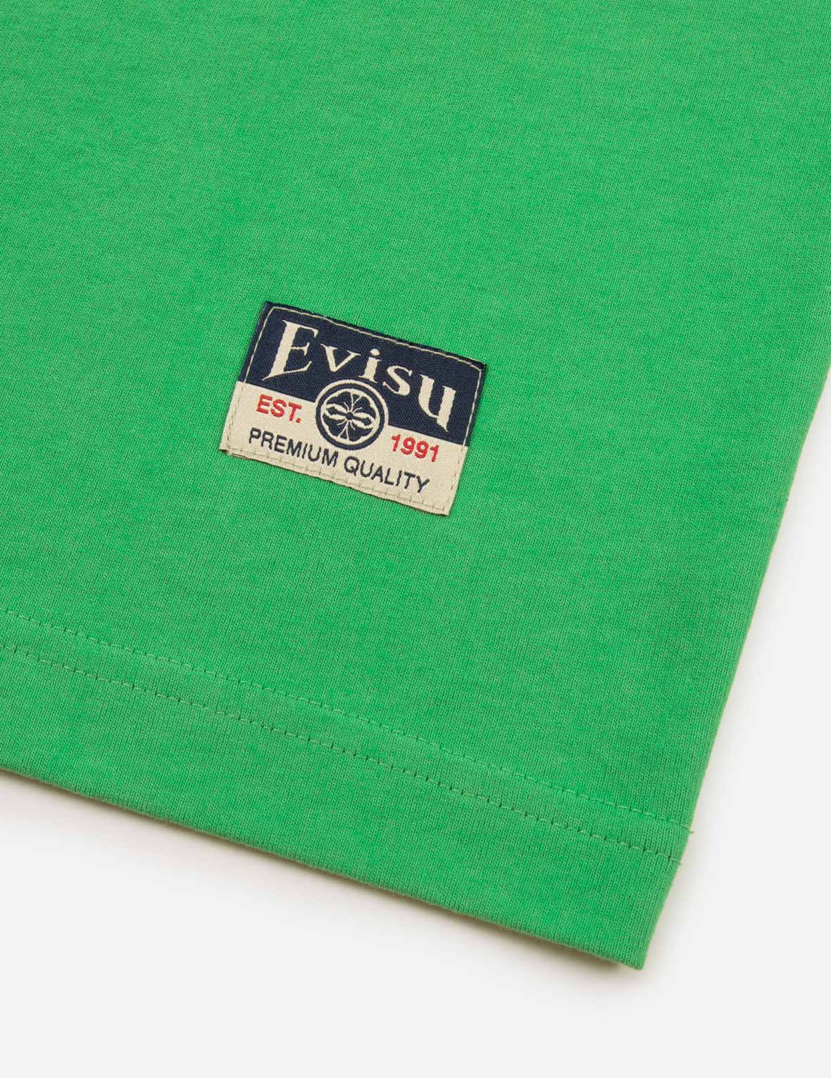 花札达摩与大M印花宽版T恤