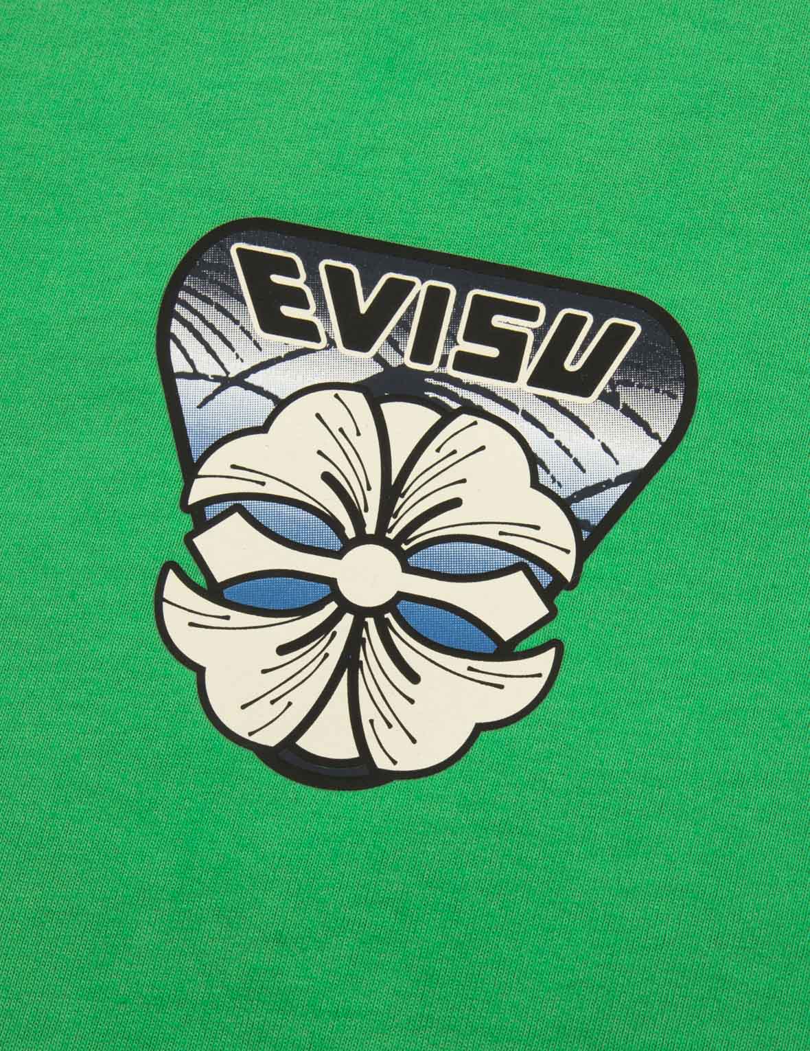 花札达摩与大M印花宽版T恤