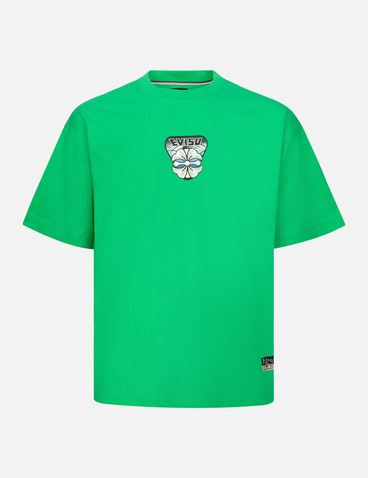 花札达摩与大M印花宽版T恤