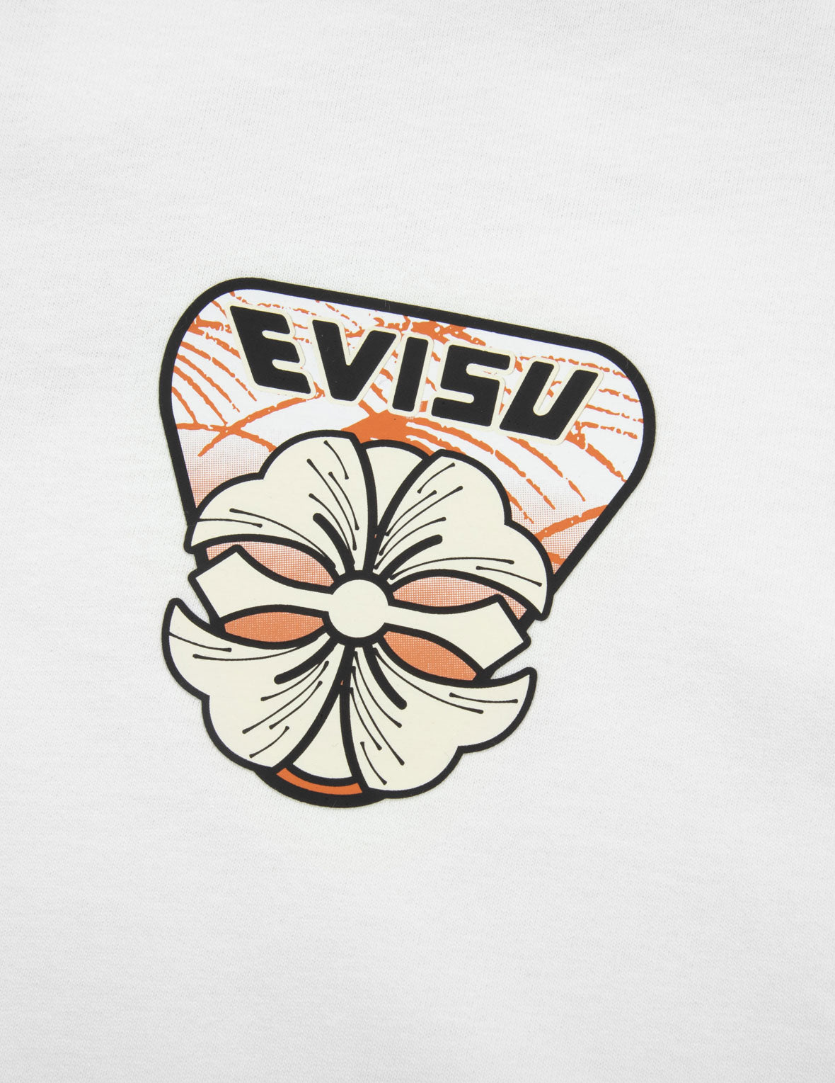 花札达摩与大M印花宽版T恤