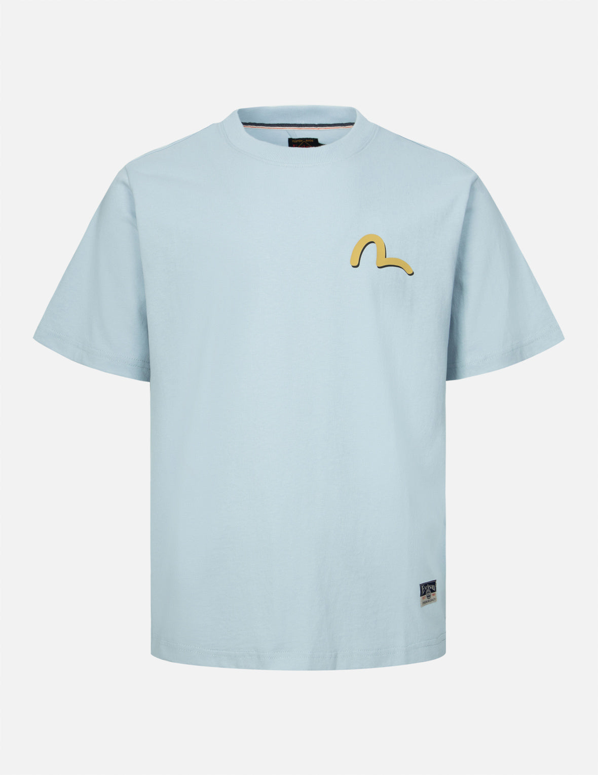 Seagull and Playful Godhead Print Regular Fit T-shirt