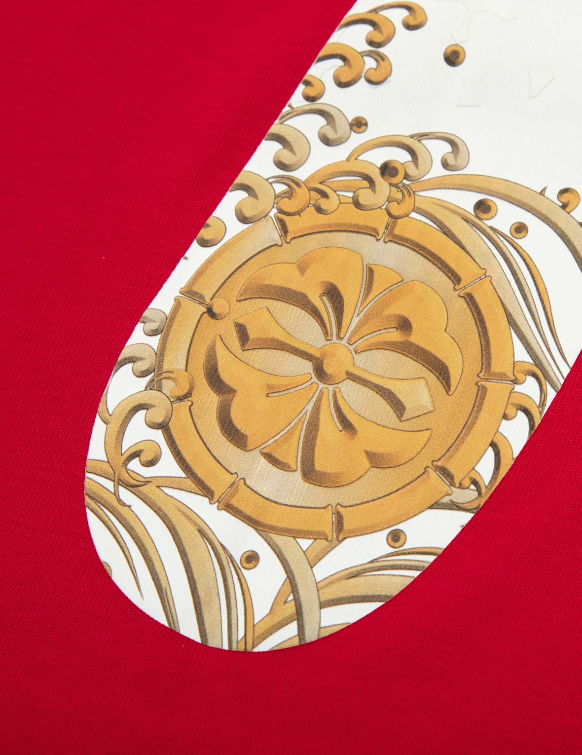 Daicock and Gold Kamon Print Relax Fit T-shirt