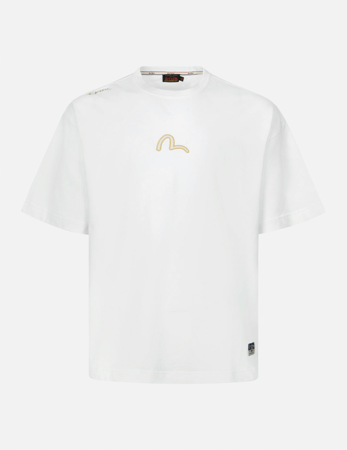 鲤鱼和海鸥笔刷大M数码印花宽版T恤