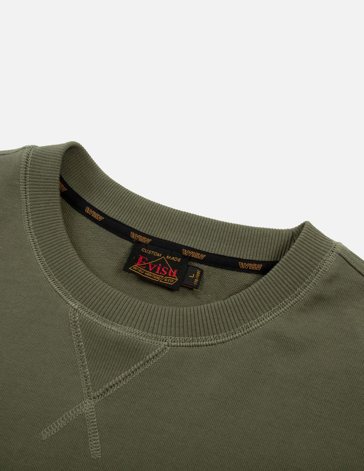 佛头和鲤鱼旗印花宽版短袖卫衣