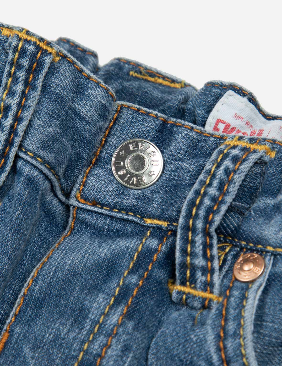 大M印花常规版型牛仔裤