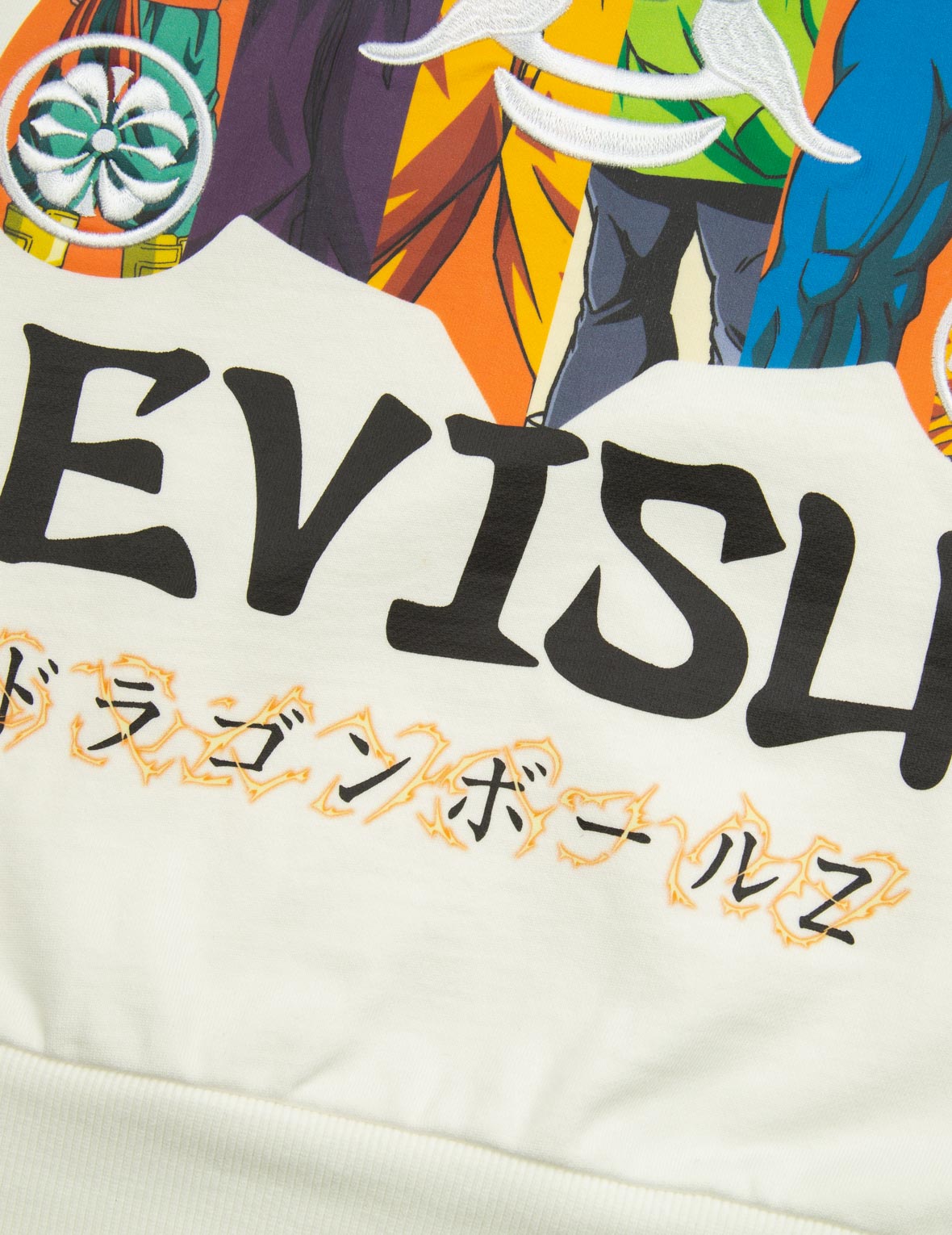 EVISU x Dragon Ball Z 角色佛头图案印花连帽卫衣