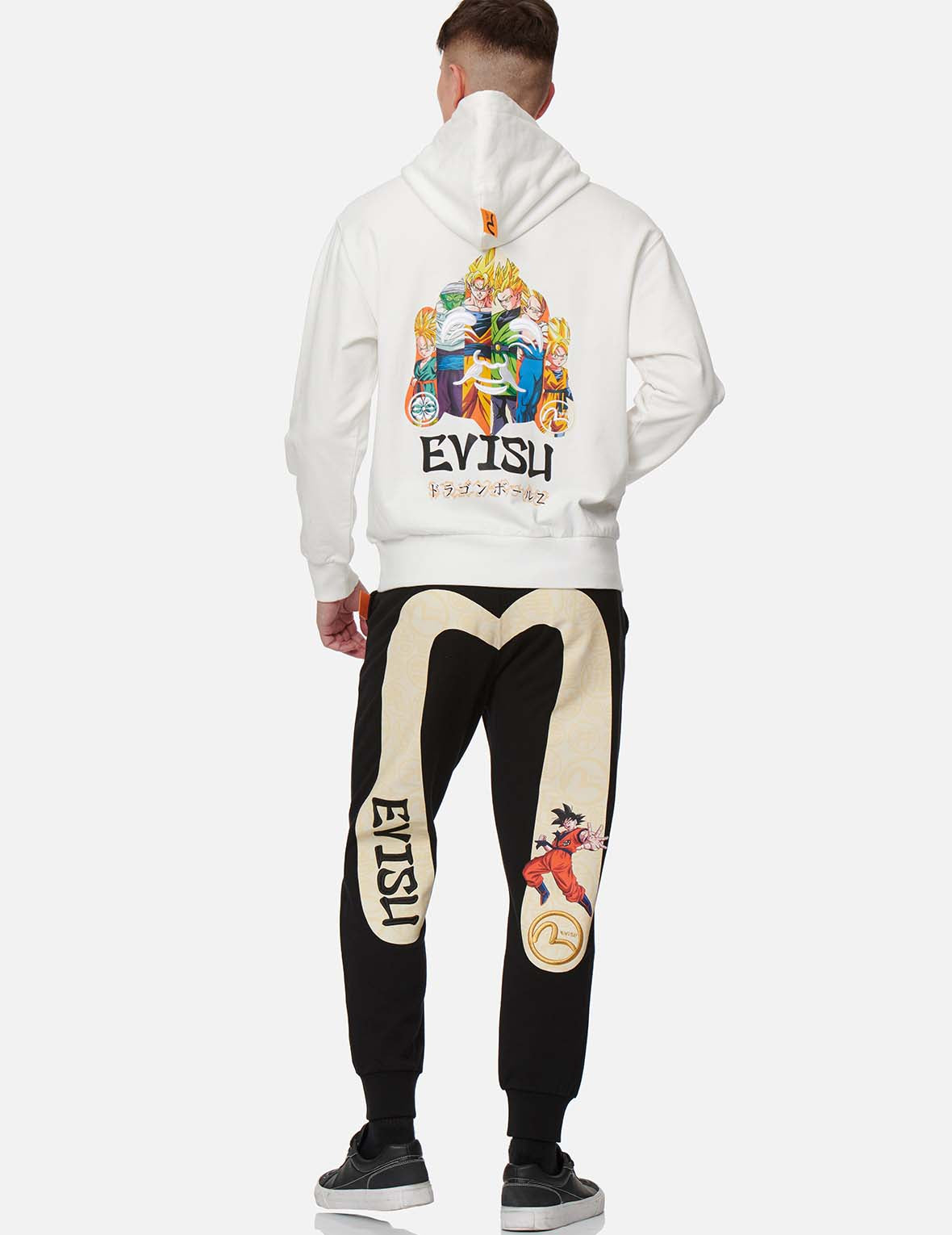 EVISU x Dragon Ball Z 角色佛头图案印花连帽卫衣