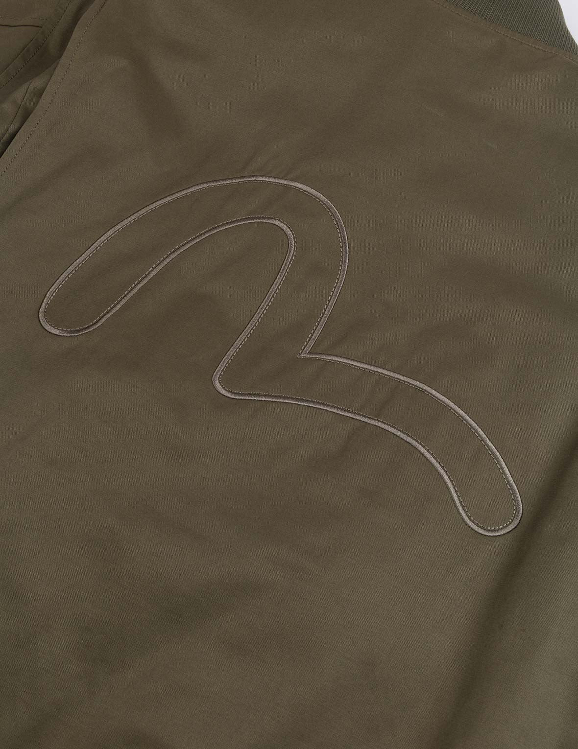 Multi Logo Badges Embroidery Regular Fit Padded Bomber Jacket