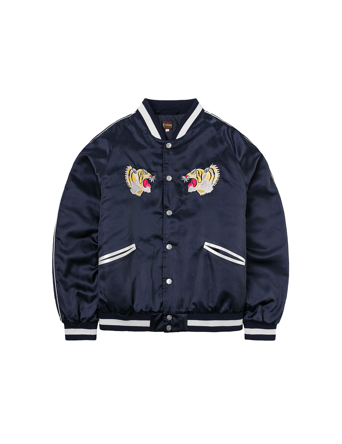 EVISU Archive Embroidery Regular Fit Padded Souvenir Jacket