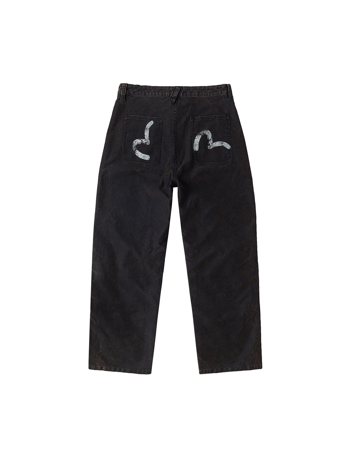 Seagull Print and Multi-Pocket Regular Fit Cargo Pants