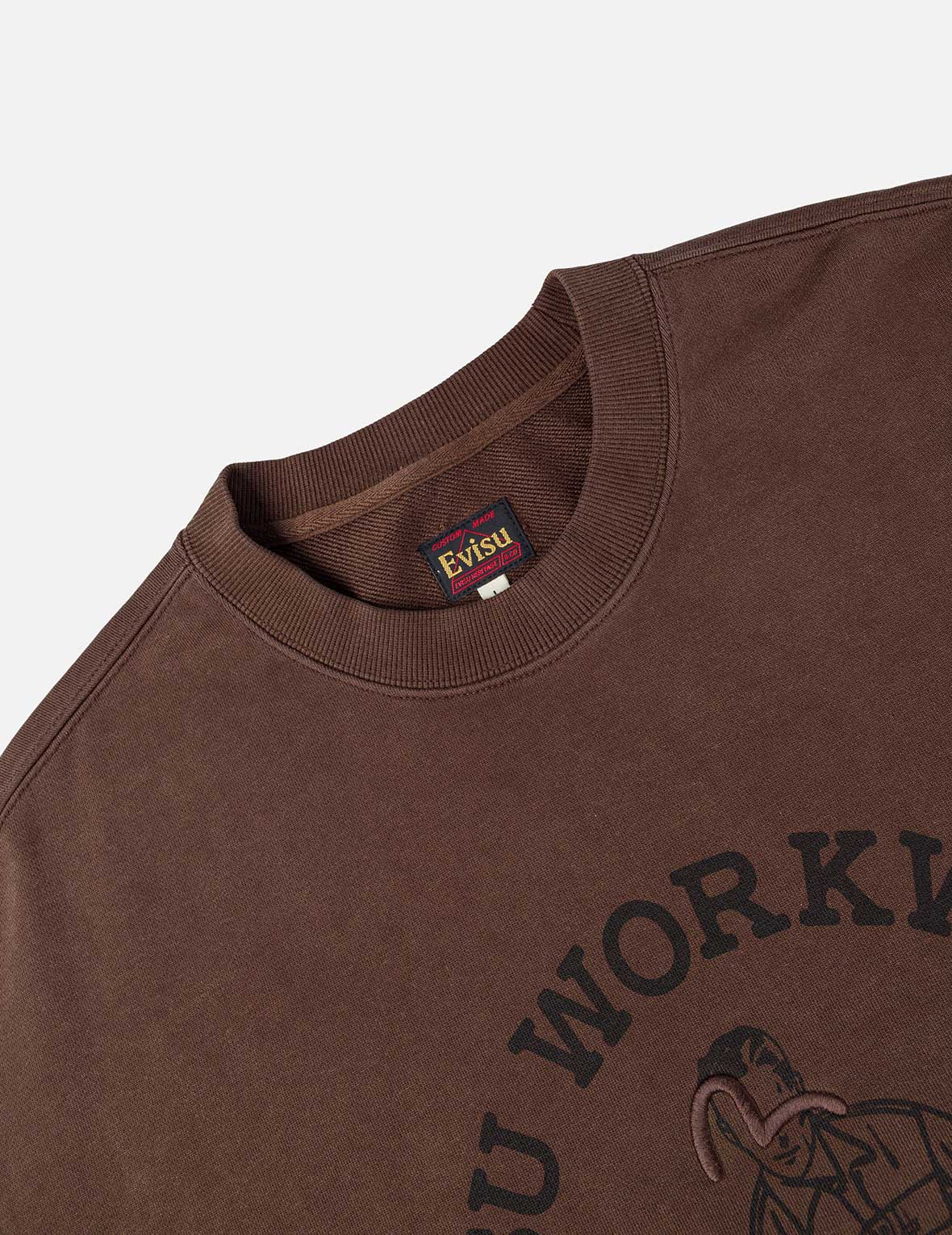 Bowling Workwear Print Relax Fit Sweatshirt