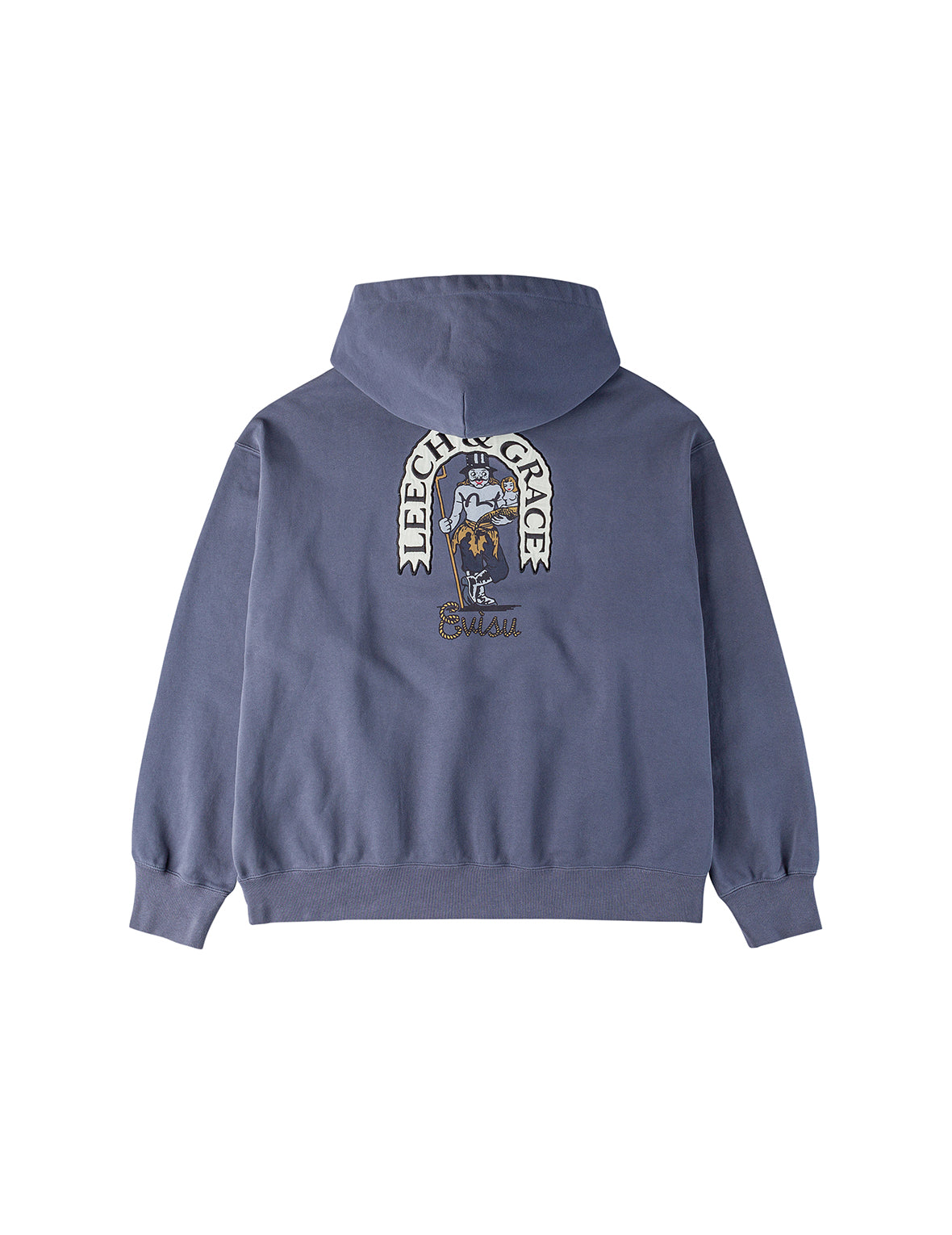 American Ebisu and Seagull Print Relax Fit Hoodie